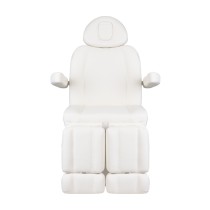 Fotel kosmetyczny do pedicure elektryczny Azzurro 708BS Exclusive Pro 3 silniki z podgrzewaniem biały