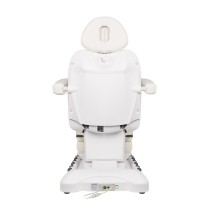 Fotel kosmetyczny do pedicure elektryczny Azzurro 708BS Exclusive Pro 3 silniki z podgrzewaniem biały
