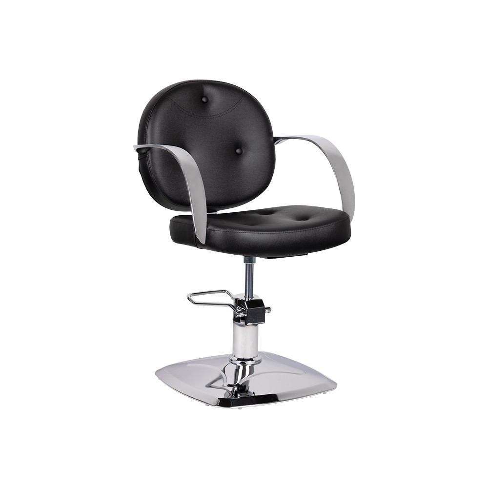 Fotel fryzjerski Gabbiano Asti czarny