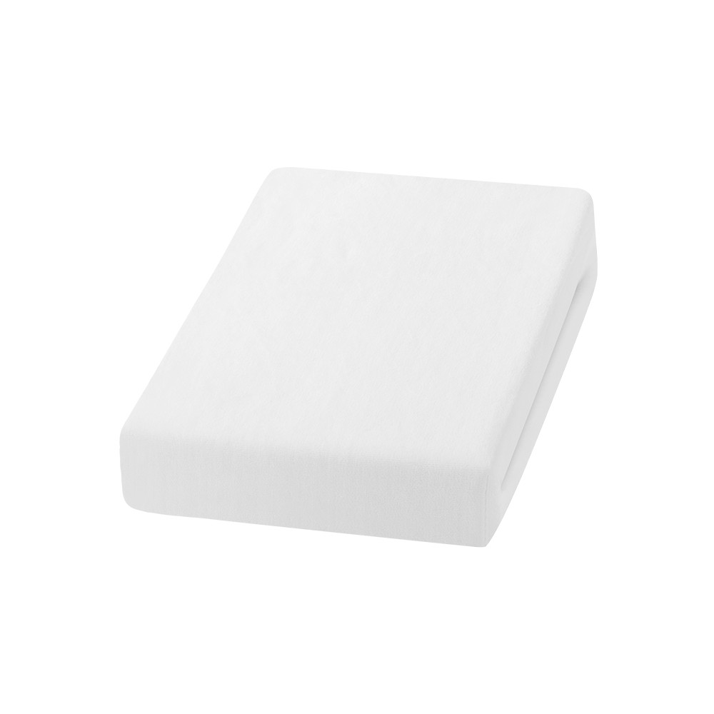 Prześcieradło welur białe