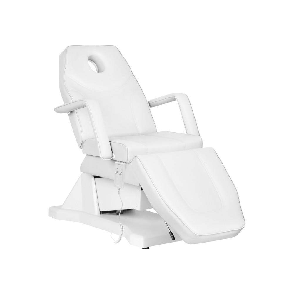 Fotel kosmetyczny elektryczny Sillon Soft 1 silnik biały