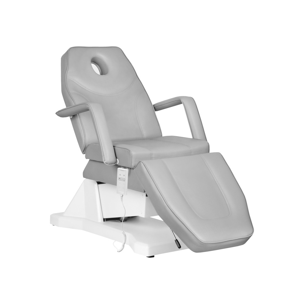 Fotel kosmetyczny elektryczny Sillon Soft 1 silnik szary