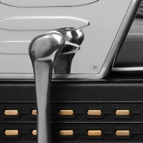 Fotel barberski Gabbiano Livio czarny