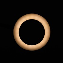 Lampka lupa led snake ring na biurko czarna 