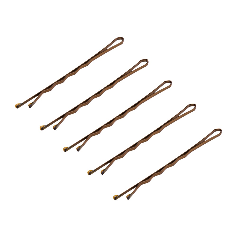 Wsuwki fryzjerskie do włosów 120 szt. E-57 5,6 cm złote