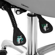 Taboret kosmetyczny 1004 Giovanni szary 