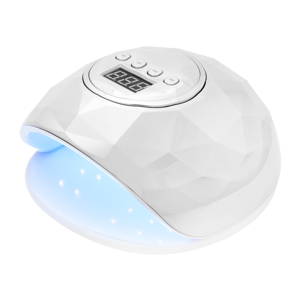 Lampa UV LED Shiny 86W biała/srebrna perła 
