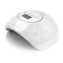 Lampa UV LED Shiny 86W biała/srebrna perła 