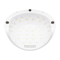 Lampa UV LED Shiny 86W biała/srebrna perła 
