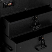 Pomocnik fryzjerski barberski mobilny Gabbiano V21 czarny