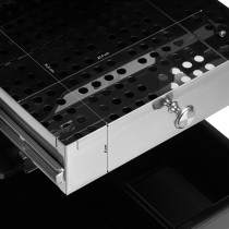 Pomocnik fryzjerski Gabbiano 68UV ze sterylizatorem UV czarny