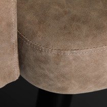 Fotel fryzjerski Gabbiano Roma "Old Leather" brązowy
