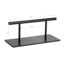 Podnóżek fryzjerski Gabbiano L008B czarny