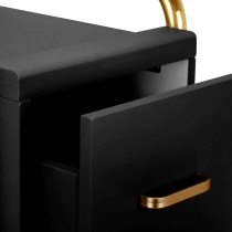 Pomocnik fryzjerski Gabbiano Solo czarno-złota