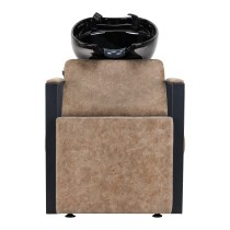 Myjnia fryzjerska Gabbiano Modena "Old Leather" brązowa