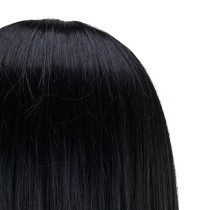 Główka fryzjerska treningowa z brodą Gabbiano WZ4 włosy syntetyczne 22 cm + 20 cm kolor 1H