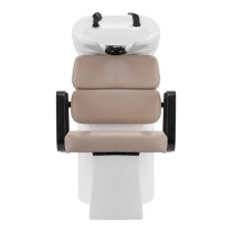 Myjnia fryzjerska Gabbiano Porto czarno-beżowa