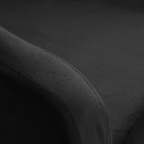 4Rico fotel obrotowy QS-BL14G aksamit czarny