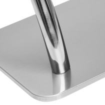 Podnóżek fryzjerski Gabbiano L005S srebrny