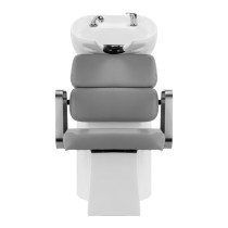 Myjnia fryzjerska Gabbiano Porto szaro-srebrna