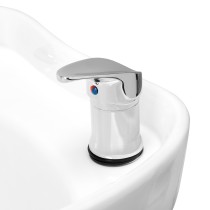 Myjnia fryzjerska Gabbiano Porto czarno-srebrna