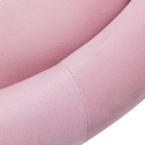 4Rico fotel obrotowy QS-BL12B aksamit różowe 