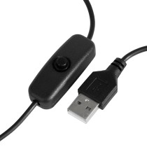 Glow Lampka UV LED Snake na biurko czarna 