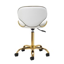 Taboret kosmetyczny Gabbiano Q-4599G biały