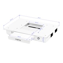 Biurko kosmetyczne MOMO 04-BL z pochłaniaczem