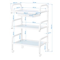 Stolik kosmetyczny Basic 121 biały