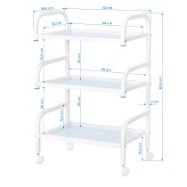 Stolik kosmetyczny Basic 122 biały