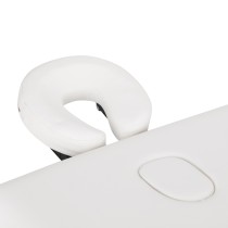 Stół składany do masażu drewniany Balance 2 segmentowy white