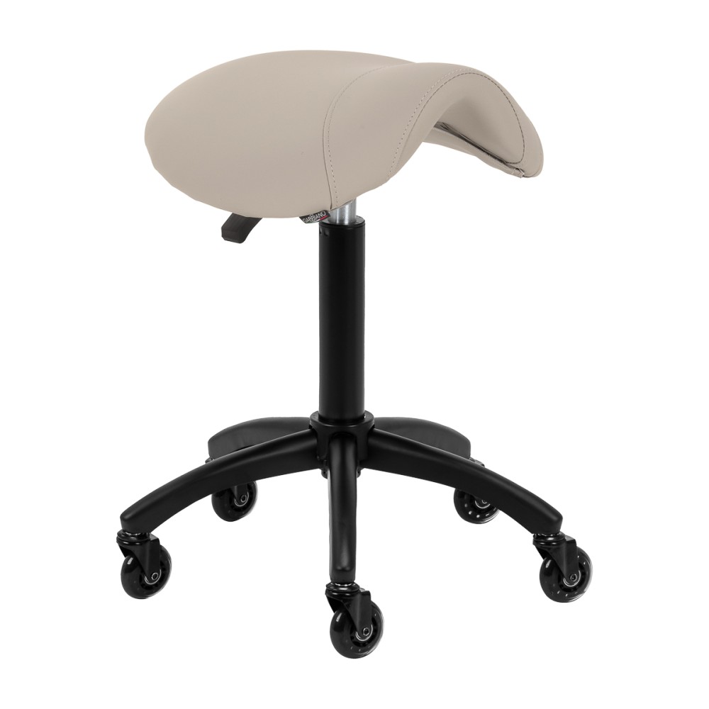 Taboret fryzjerski Gabbiano D032 beżowy