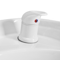 Myjnia fryzjerska Gabbiano Porto biało-czarna