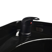 Myjnia fryzjerska Gabbiano Porto czarno-pomarańczowa