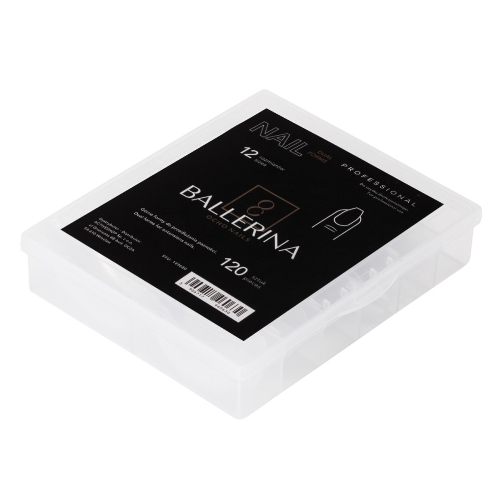 OCHO NAILS górne formy ballerina 120 szt. 