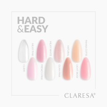 Claresa Żel budujący Hard&easy builder gel light beige 45g