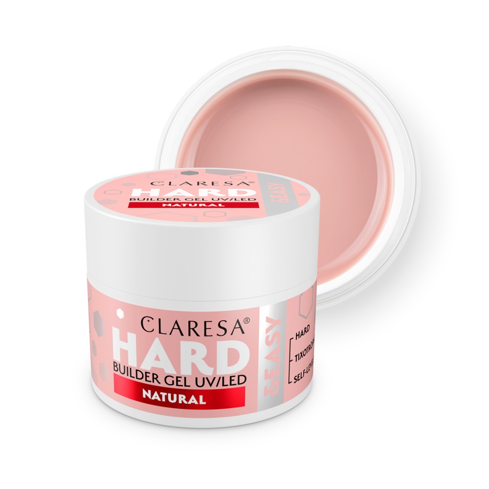 Claresa Żel budujący Hard&easy builder gel natural 12g