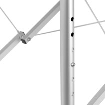 Balance stół składany do masażu aluminiowy 2 segmentowe cream