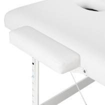 Balance stół składany do masażu aluminiowy 3 segmentowy biały