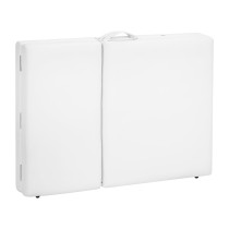 Balance stół składany do masażu aluminiowy 3 segmentowy biały