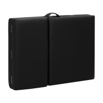 Stół składany do masażu drewniany Balance Lux 3 segmentowy 190x70 czarny 