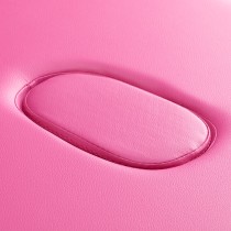 Stół składany do masażu drewniany Balance 2 segmentowe róż czarne drewno