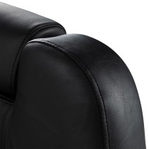 Fotel barberski Hair System New York czarny na złotej podstawie