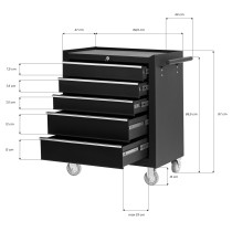 Asystor do tatuażu Pro Ink 005 czarny 