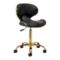 Taboret kosmetyczny Gabbiano Q-4599G v2 czarny