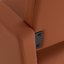 Fotel fryzjerski Gabbiano Vitoria brązowy