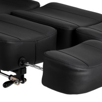 Fotel hydrauliczny do tatuażu Pro Ink 605 płynna regulacja czarny