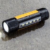 Latarka LED 200 lm - latarka taktyczna, podwójne źródło światła CAT CT3410