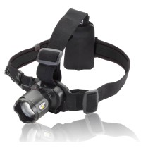 Latarka LED 220 lumenów - czołówka LED zoom CAT CT4200